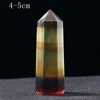 Amethyst Single Pointed Hexagonal Prism Rough Stone Polished Natural Crystal Column Home Decoration sku image 25