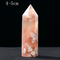 Amethyst Single Pointed Hexagonal Prism Rough Stone Polished Natural Crystal Column Home Decoration sku image 23