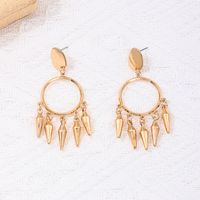 1 Pair Simple Style Geometric Solid Color Alloy Drop Earrings main image 3