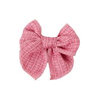 Girl'S IG Style Sweet Plaid Bow Knot Cloth Hair Clip main image 3