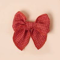 Girl'S IG Style Sweet Plaid Bow Knot Cloth Hair Clip sku image 5