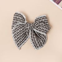 Girl'S IG Style Sweet Plaid Bow Knot Cloth Hair Clip sku image 9