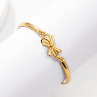Copper Elegant Simple Style Bow Knot Plating Bracelets main image 5