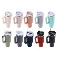 Cute Solid Color Stainless Steel Water Bottles 1 Piece main image 1