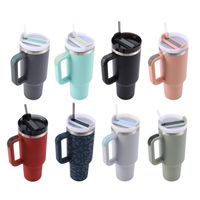 Cute Solid Color Stainless Steel Water Bottles 1 Piece main image 6