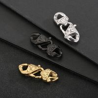2 Pieces Stainless Steel 18K Gold Plated Solid Color Polished Connectors main image 4