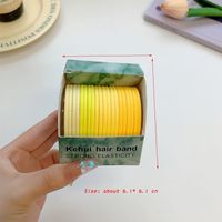 Women's Casual Simple Style Solid Color Rubber Band Hair Tie sku image 10