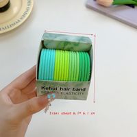 Women's Casual Simple Style Solid Color Rubber Band Hair Tie sku image 11