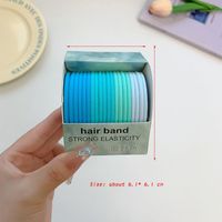 Women's Casual Simple Style Solid Color Rubber Band Hair Tie sku image 14