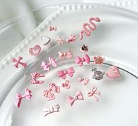 Sweet Bow Knot Alloy Nail Decoration Accessories 1 Piece main image 1