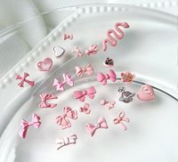 Sweet Bow Knot Alloy Nail Decoration Accessories 1 Piece main image 6