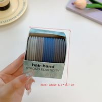 Women's Casual Simple Style Solid Color Rubber Band Hair Tie sku image 17