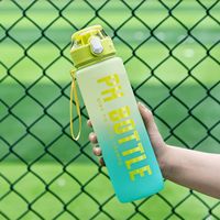 Casual Letter Plastic Water Bottles 1 Piece sku image 2