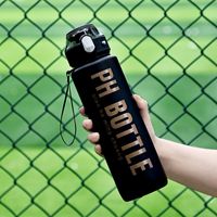 Casual Letter Plastic Water Bottles 1 Piece sku image 3