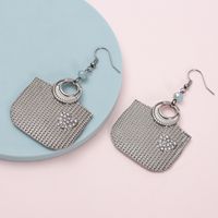 1 Pair Casual Simple Style Bag Alloy Drop Earrings main image 3