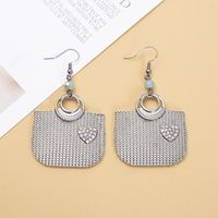 1 Pair Casual Simple Style Bag Alloy Drop Earrings main image 1