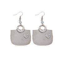 1 Pair Casual Simple Style Bag Alloy Drop Earrings main image 4