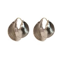 1 Pair Simple Style Geometric Plating Brass Hoop Earrings main image 3
