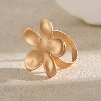 Wholesale Jewelry Vintage Style Simple Style Flower Alloy Rings main image 4
