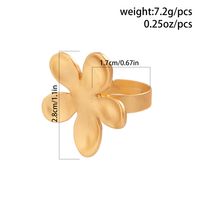 Wholesale Jewelry Vintage Style Simple Style Flower Alloy Rings main image 2