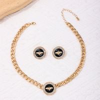 Sweet Classic Style Bee Alloy Women's Jewelry Set main image 5