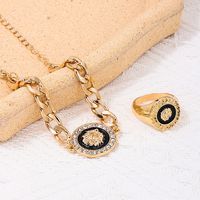Exaggerated Commute Cool Style Lion Alloy Inlay Rhinestones Women's Jewelry Set main image 6