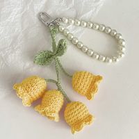 Cute Flower Yarn Women's Keychain sku image 6