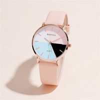 Simple Style Solid Color Buckle Quartz Women's Watches main image 9