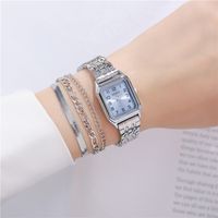 Simple Style Solid Color Double Side Snaps Quartz Women's Watches sku image 1