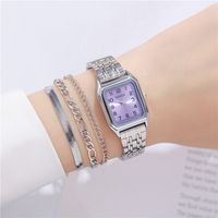 Simple Style Solid Color Double Side Snaps Quartz Women's Watches sku image 2