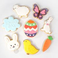Easter Cute Animal Letter Stainless Steel Kitchen Molds 1 Set main image 3