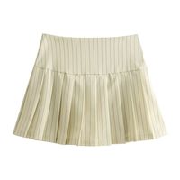 Daily Women's Streetwear Stripe Polyester Skirt Sets Skirt Sets main image 8