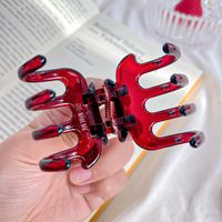Women's Sweet Solid Color PC Hair Claws main image 5
