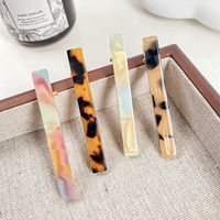 Women's Vintage Style Gradient Color Leopard Acetic Acid Hair Clip main image 4