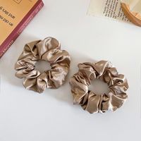 Women's Fairy Style Solid Color Leopard Cloth Hair Tie sku image 4