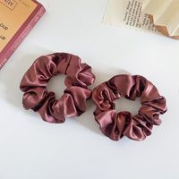 Women's Fairy Style Solid Color Leopard Cloth Hair Tie sku image 5