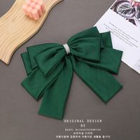 Women's Retro Bow Knot Cloth Hair Clip sku image 1