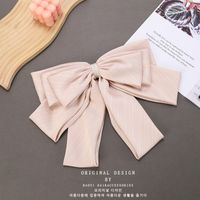 Women's Retro Bow Knot Cloth Hair Clip sku image 2