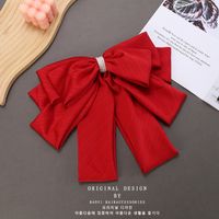 Women's Retro Bow Knot Cloth Hair Clip sku image 7