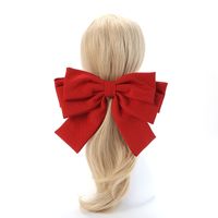Women's Retro Bow Knot Cloth Hair Clip main image 1