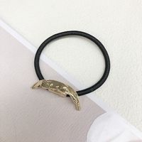 Women's Simple Style Solid Color Alloy Rubber Band Hair Tie sku image 9