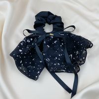 Women's Chinoiserie Casual Polka Dots Cloth Gauze Hair Clip Hair Tie sku image 2