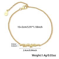 Casual Elegant Star Sterling Silver White Gold Plated Gold Plated Women's Bracelets Necklace main image 2