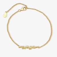 Casual Elegant Star Sterling Silver White Gold Plated Gold Plated Women's Bracelets Necklace sku image 1