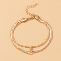 Casual Simple Style Geometric Copper Women's Anklet main image 6