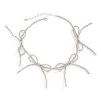 Elegant Einfacher Stil Bogenknoten CCB Perlen Frau Halskette main image 5