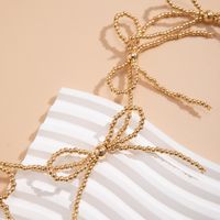 Elegant Simple Style Bow Knot CCB Beaded Women's Necklace main image 4