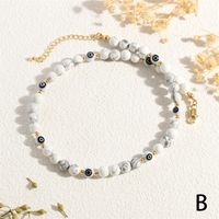 IG-Stil Handgemacht Koreanische Art Rechteck Süßwasserperle Stein Kupfer Perlen 18 Karat Vergoldet Frau Halskette sku image 2