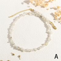 IG-Stil Handgemacht Koreanische Art Rechteck Süßwasserperle Stein Kupfer Perlen 18 Karat Vergoldet Frau Halskette main image 8