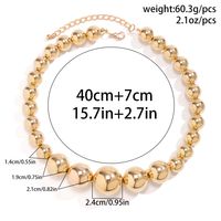 Exaggerated Streetwear Geometric CCB Beaded Women's Necklace main image 2